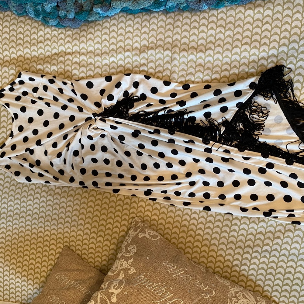 Venus polka dot cami top dress XS